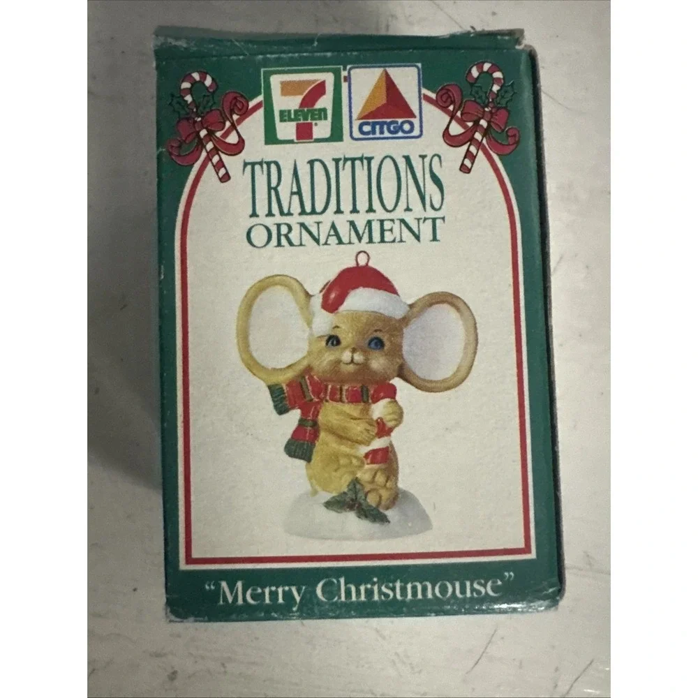 1993 7-Eleven Citgo Traditions Ornament Mixed‎ Lot Of 4 Ornament Lot New